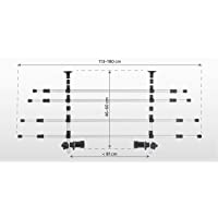TRIXIE Barras Protectoras- 113–180 cm- 46–60 cm- Plata-Negro- Perro